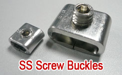 Stainless Steel Screw Buckles